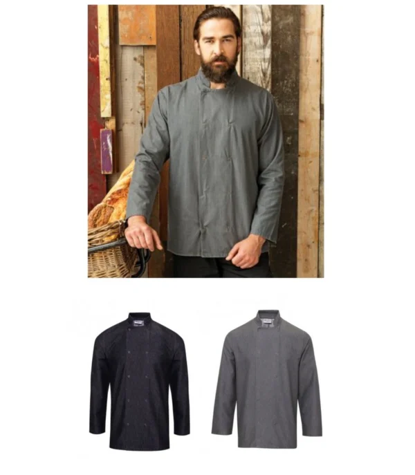 PR660 Premier Denim Chefs Jacket